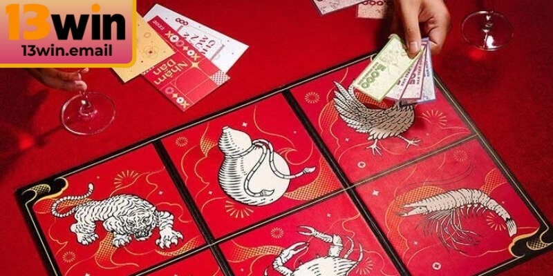 Toàn bộ luật chơi bầu cua 13Win dễ tiếp cận người chơi