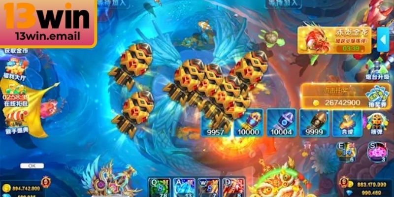 Có nhiều biểu tượng trong game Chúng Thần Phát Tài 13Win
