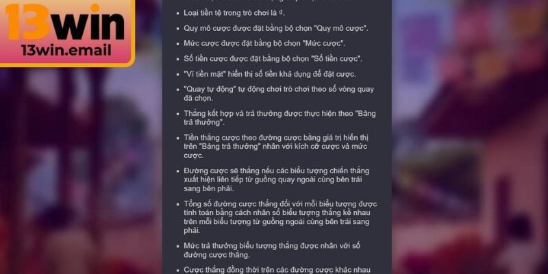 Công thức tính thưởng dễ hiểu trong wild đạo tặc 13WIN